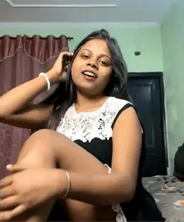 Hot desi babe showing and pressing her big boobs live