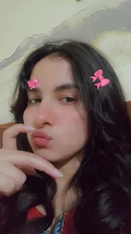 Beautiful girl showing her boobs and pressing them with horny moves in premium content