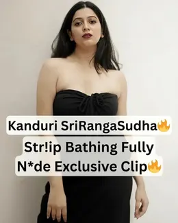 Kanduri SriRangaSudha Leaked Clip Telugu Model and Actress Strip Bathing and Teasing Fully Nude