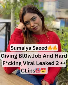 Sumaiya Saeed Hot Tease Sexy Instagram Model Sucking Boyfriend Dick and Fucked in Doggystyle