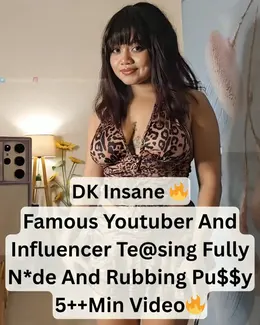 DK Insane Aka Kavee Nude Tease Shows Boobs and Rubs Pussy Hard