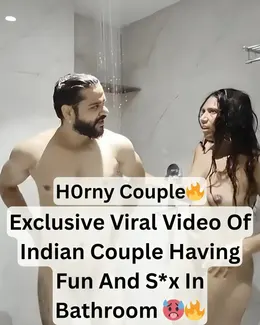 Desi Couple Having Wild Shower Sex And Hard Blowjob and Clear Voice Fun