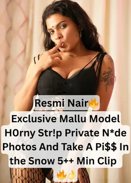 Resmi Nair Fully Nude Stripping and Pissing in the Snow