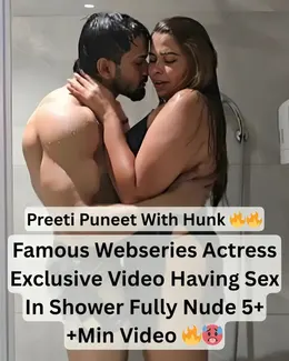 Preeti Puneet and Bodybuilder Boyfriend Bathroom Sex Blowjob and Hard Fuck in the Shower