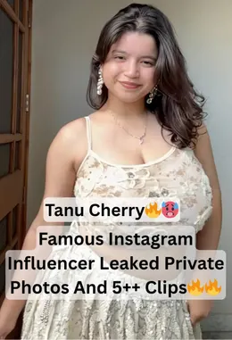 Tanu Cherry Insta Influencer Hairy Pussy Fat Boobs and Horny Self Fuck Leaked Clips