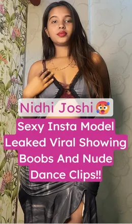Nidhi Joshi Boobs Exposed And Nude Dance Video Leaked MMS