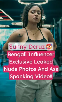 Sunny Dcruz Bengali Influencer Leaked Nudes Spanking Ass MMS Video