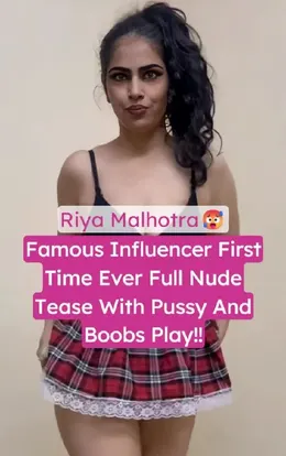 Riya Malhotra Nude Leaked Video Boobs And Pussy Play Leaked Video