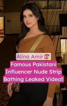 Alina Amir Pakistani Influencer Nude Bathing and Stripping Leaked Video
