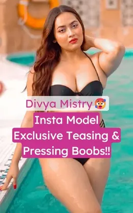 Divya Mistry Stripping Big Ass And Boobs Pressing On Live