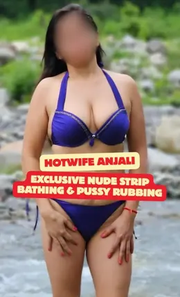 Desi Hotwife Anjali Nude Bathing With Boobs Pressing and Pussy Rubbing Video
