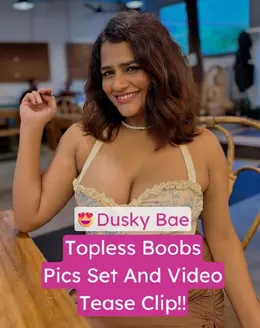 Dusky Bae Leaked Topless Tease & Massive Boobs Nudes