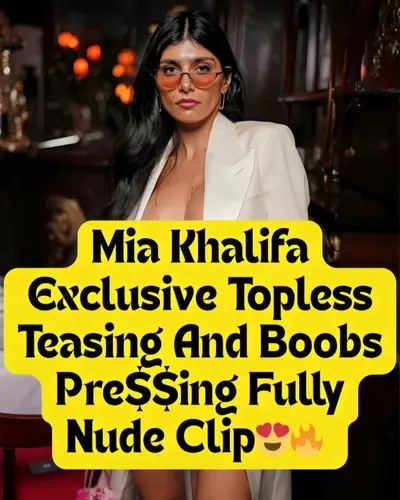 Mia Khalifa Topless Teasing And Showing Her Boobs With Horny Moves
