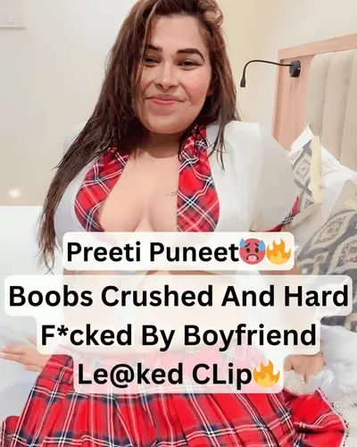 Preeti Puneet Wild Ride Gets Boobs Crushed and Fucked From Behind By Boyfriend