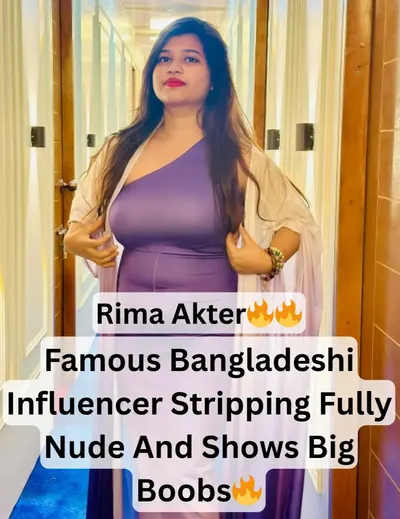 Rima Akter Chubby Bangladeshi Influencer Nude Tease Strips Shows Big Juicy Boobs