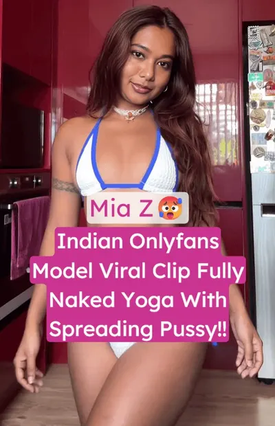 Mia Z Aka Sasha Prasad Naked Yoga With Spreading Pussy Viral Video