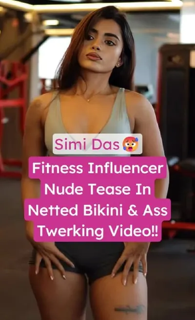 Simi Das Fitness Influencer Nude Tease Netted Bikini Ass Twerking Leaked Video
