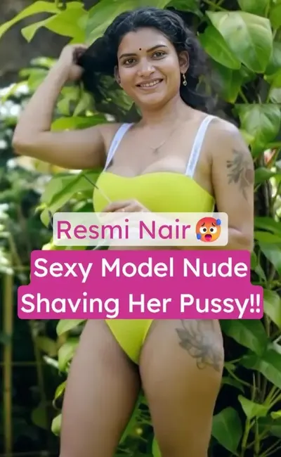 Resmi Nair Nude Pussy Shaving Video Leaked