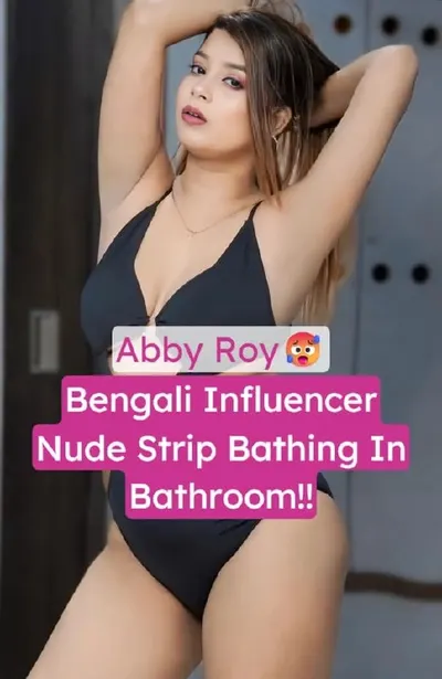 Abby Roy Bengali Model Nude bathing and soaping her wet boobs Leaked Video