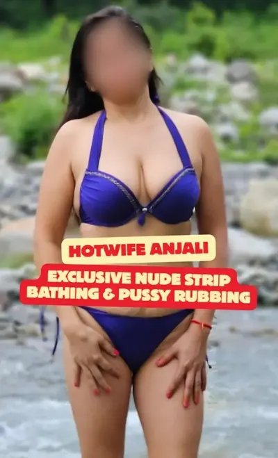 Desi Hotwife Anjali Nude Bathing With Boobs Pressing and Pussy Rubbing Video