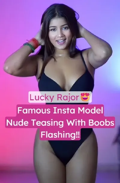 Lucky Rajor Insta Model Nude Stripping And Boobs Flashing In Leaked Video